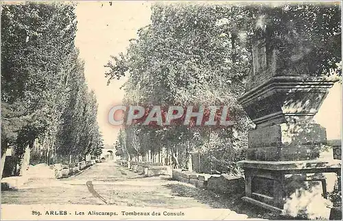 Cartes postales Arles Les Aliscamps Tombeaux des Consule