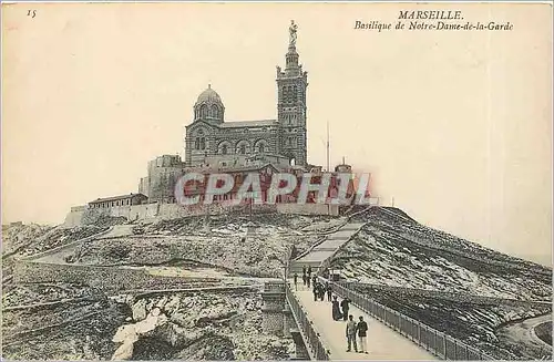 Cartes postales Marseille Basilique de Notre Dame de la Garde