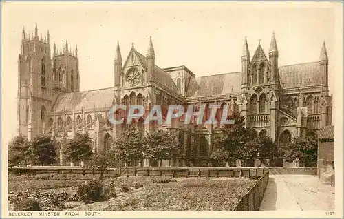 Ansichtskarte AK Beverley Minster from South