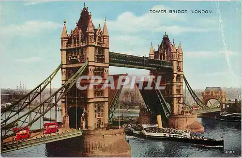 Cartes postales Tower Bridge London Bateau