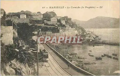 Cartes postales Marseille La Corniche le Prophete Tramway