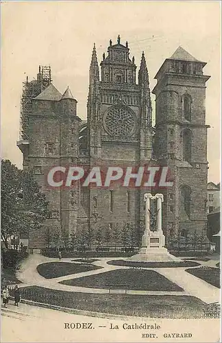 Cartes postales Rodez La Cathedrale