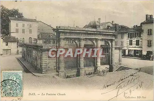 Cartes postales Dax La Fontaine Chaude