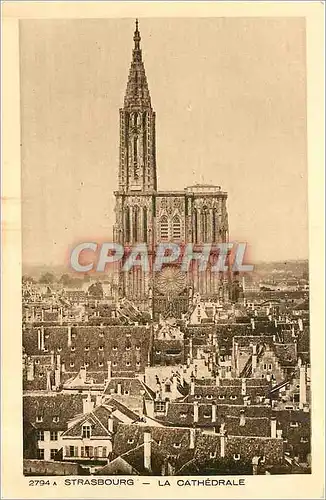 Cartes postales Strasbourg La Cathedrale