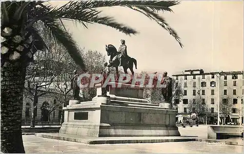 Cartes postales moderne Ajaccio Corse La Statue de Napoleon et de ses quatre Freres
