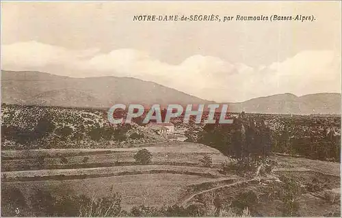Cartes postales Notre Dame de Segries par Roumoules Basses Alpes