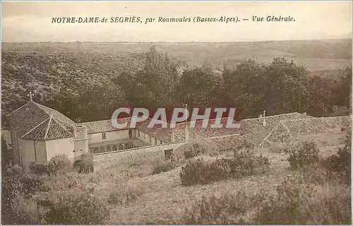 Cartes postales Notre Dame de Segries par Roumoules Basses Alpes Vue Generale