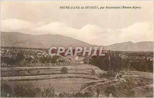 Cartes postales Notre Dame de Segries par Roumoules Basses Alpes