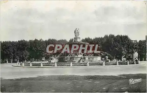 Moderne Karte Aix en Provence La Grande Fontaine