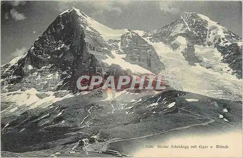 Cartes postales Kleine Scheidegg mit Eiger a Monch