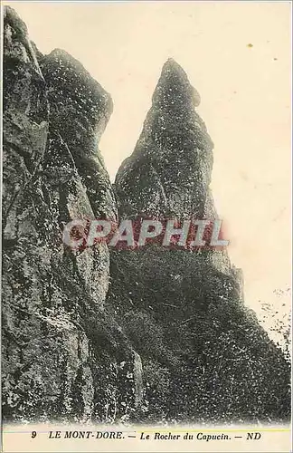 Cartes postales Le Mont Dore Le Rocher du Capucin