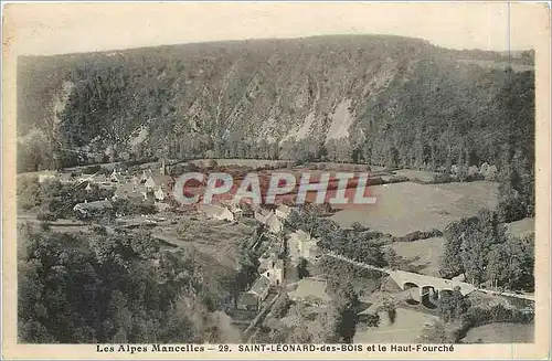 Cartes postales Les Alpes Mancelles Saint Leonard des Bois et le Haut Fourche
