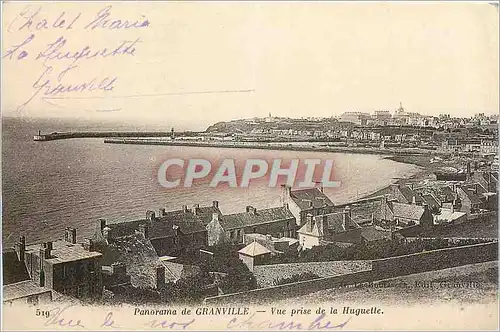Cartes postales Panorama de Granville Vue prise de la Huguette