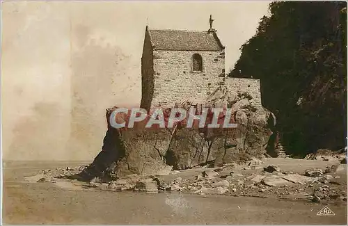 Ansichtskarte AK Mont Saint Michel Chapelle St Aubert