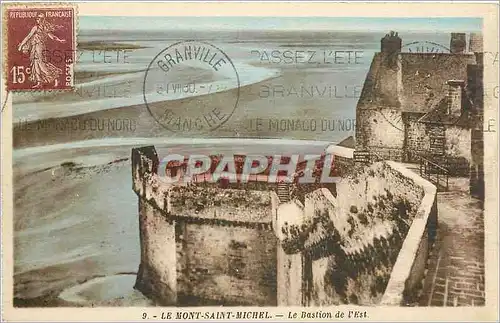 Cartes postales Le Mont Saint Michel Le Bastion de l'Est