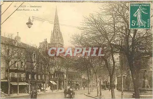 Cartes postales Caen Boulevard Saint Pierre