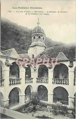 Ansichtskarte AK Vallee d'Aspe Sarrance L'Abbaye le Cloitre et le Clocher