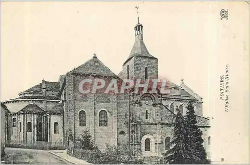 Cartes postales Poitiers l'Eglise Saint Hilaire