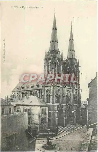 Ansichtskarte AK Metz Eglise Ste Segolene