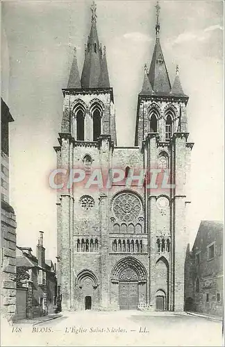 Cartes postales Blois L'Eglise Saint Nicolas