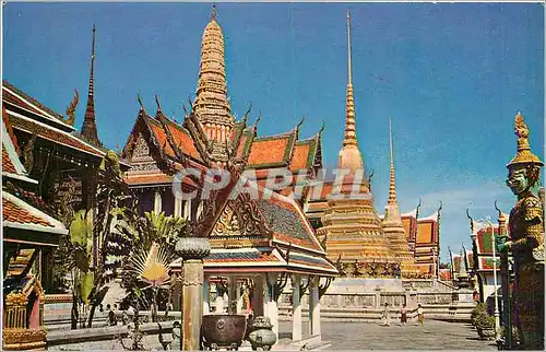Cartes postales moderne Thailand The Temple of the Emerald Buddha in Bangkok