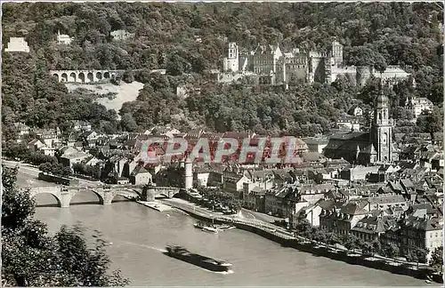 Cartes postales moderne Heidelberg Blick vom Philosophenweg