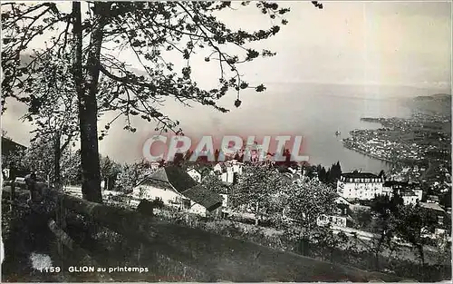 Cartes postales moderne Glion au printemps