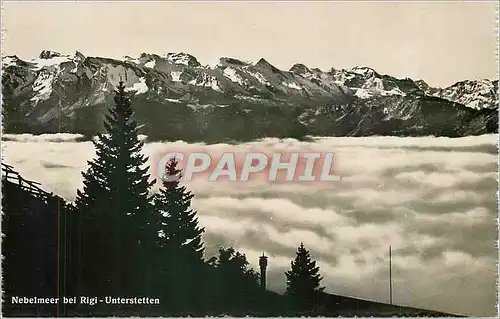 Cartes postales moderne Nebelmeer bei Rigi Unterstetten