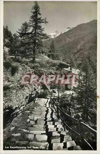 Cartes postales moderne Am Kapellenweg bei Saas Fee