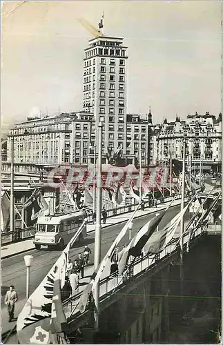 Moderne Karte Lausanne Le Grand Pont et la Tour Bel Air