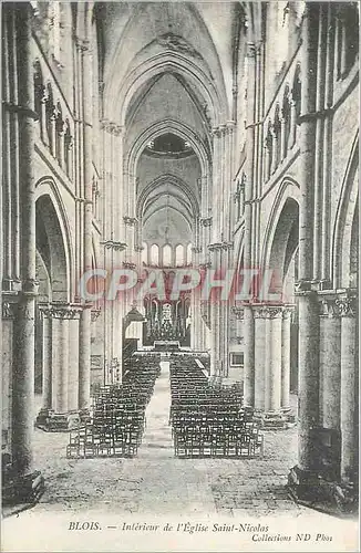 Ansichtskarte AK Blois Interieur de l'Eglise Saint Nicolas