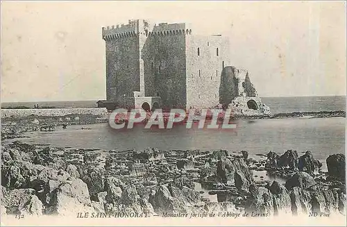 Ansichtskarte AK Ile Saint Honorat Monastere fortifie de l'Abbaye de Lerins