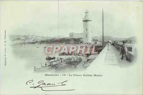 Cartes postales Marseille Le Phare Sainte Marie