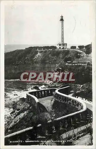 Cartes postales moderne Biarritz Promenade dans les Rochers du Pharo