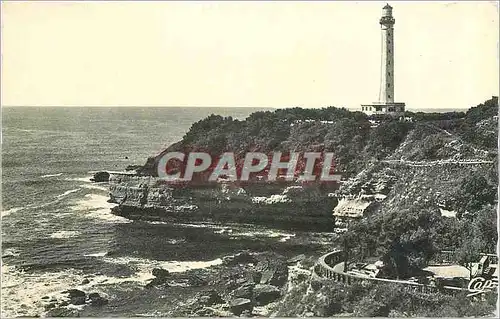 Ansichtskarte AK Biarritz Le Phare et les Jardins