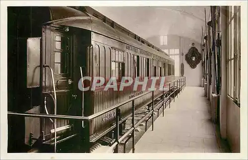 Cartes postales Foret de Compiegne Le Wagon du Marechal Foch ou fut signe l'Armistice le 11 Novembre 1918 Milita