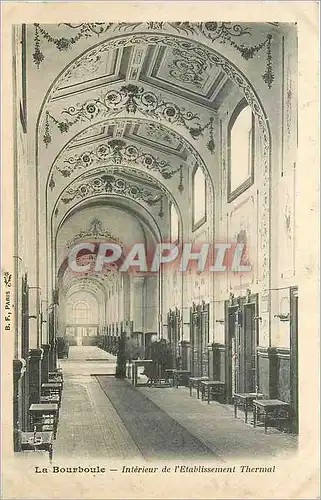 Cartes postales La Bourboule Interieur de l'Etablissement Thermal