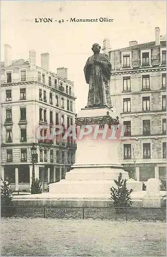 Ansichtskarte AK Lyon Monument Ollier