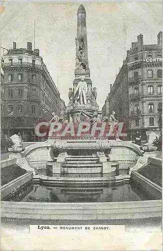 Cartes postales Lyon Monument de Carnot