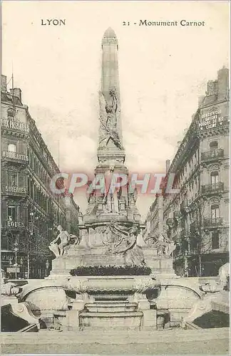 Cartes postales Lyon Monument Carnot