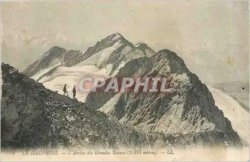 Cartes postales Le Dauphine L'Arrete des Grandes Rousses