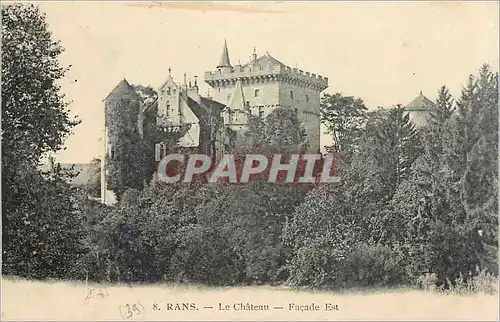 Cartes postales Rans Le Chateau Facade Est