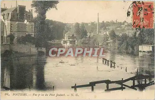 Cartes postales Poitiers Vue prise du Pont Joubert