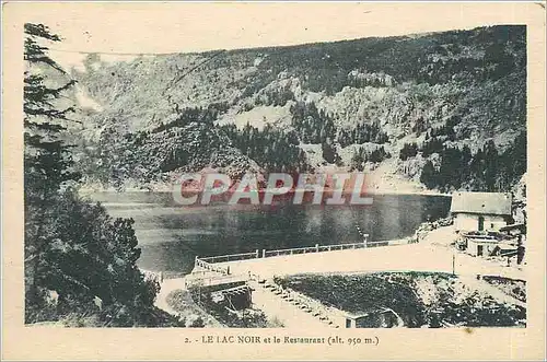 Cartes postales Le Lac Noir et le Restaurant