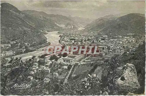 Cartes postales Route Napoleon Digne les Bains en Provence La ville et le haut defile de la Bleonne