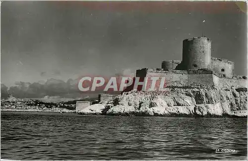 Cartes postales moderne Marseille B du Rh Le Chateau d'If Au loin colline de ND Garde