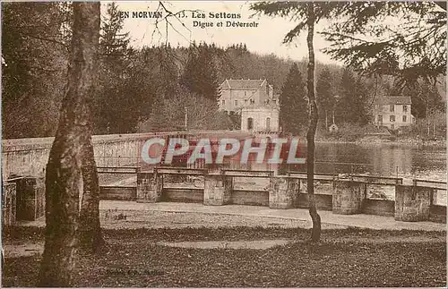 Ansichtskarte AK En Morvan Les Setton Digue et Deversoir