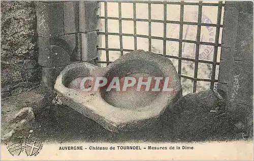 Cartes postales Auvergne Chateau de Tournoel Mesures de la Dime