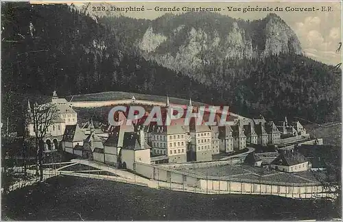 Cartes postales Dauphine Grande Chartreuse Vue generale du Couvent