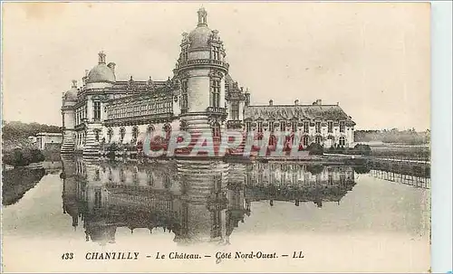 Ansichtskarte AK Chantilly Le Chateau Cote Nord Ouest